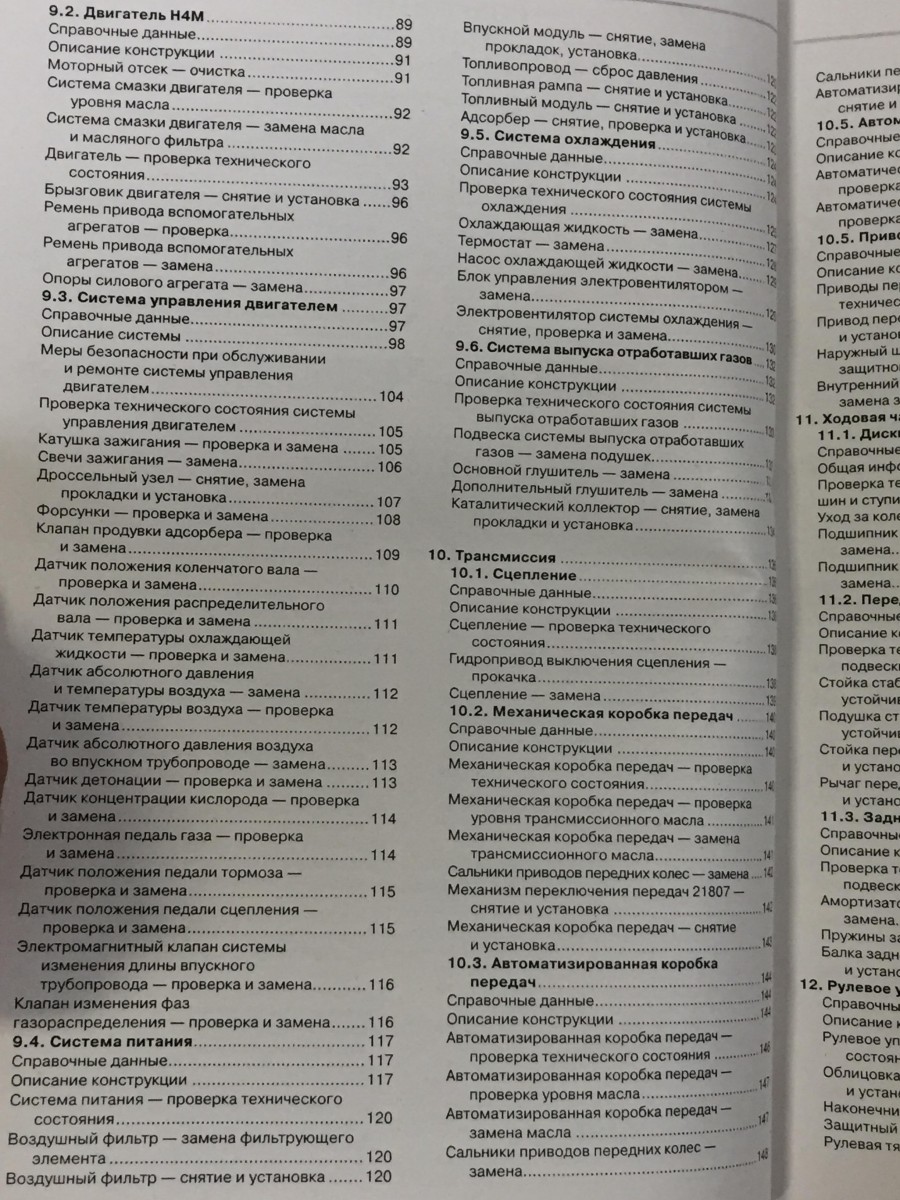 Lada Vesta с каталогом чб. фото (Я Ремонтирую Сам)